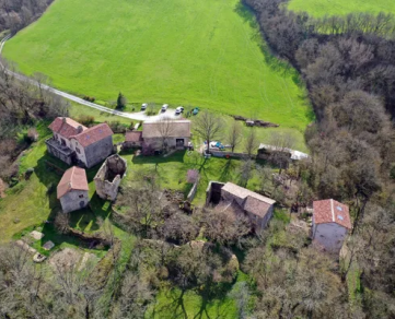 vue aérienne du hameau