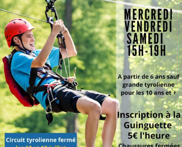 Parcours tyrolienne