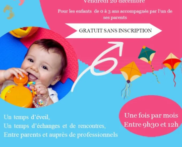 Atelier d'éveil 0-3 ans