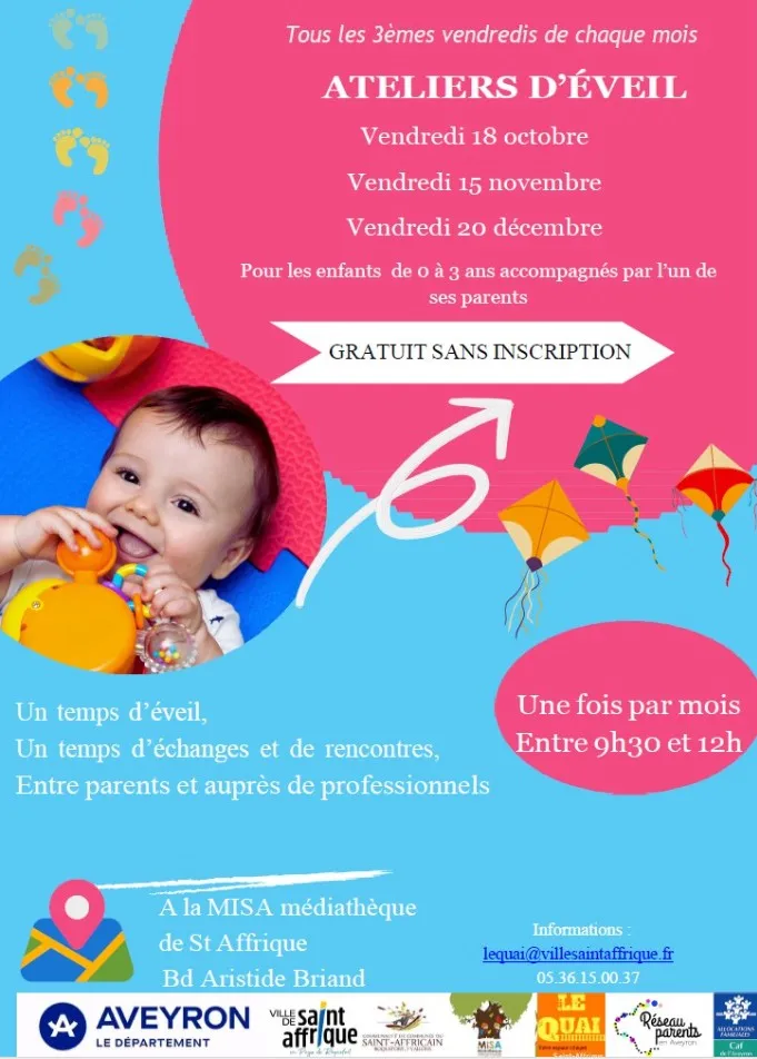 Atelier d'éveil 0-3 ans