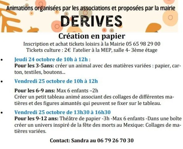 Atelier : Création en papier