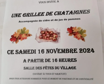 Grillée de chataîgnes