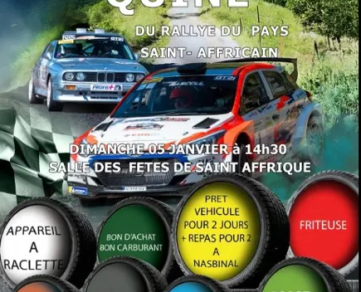 Quine du Rallye du Pays Saint-Affricain